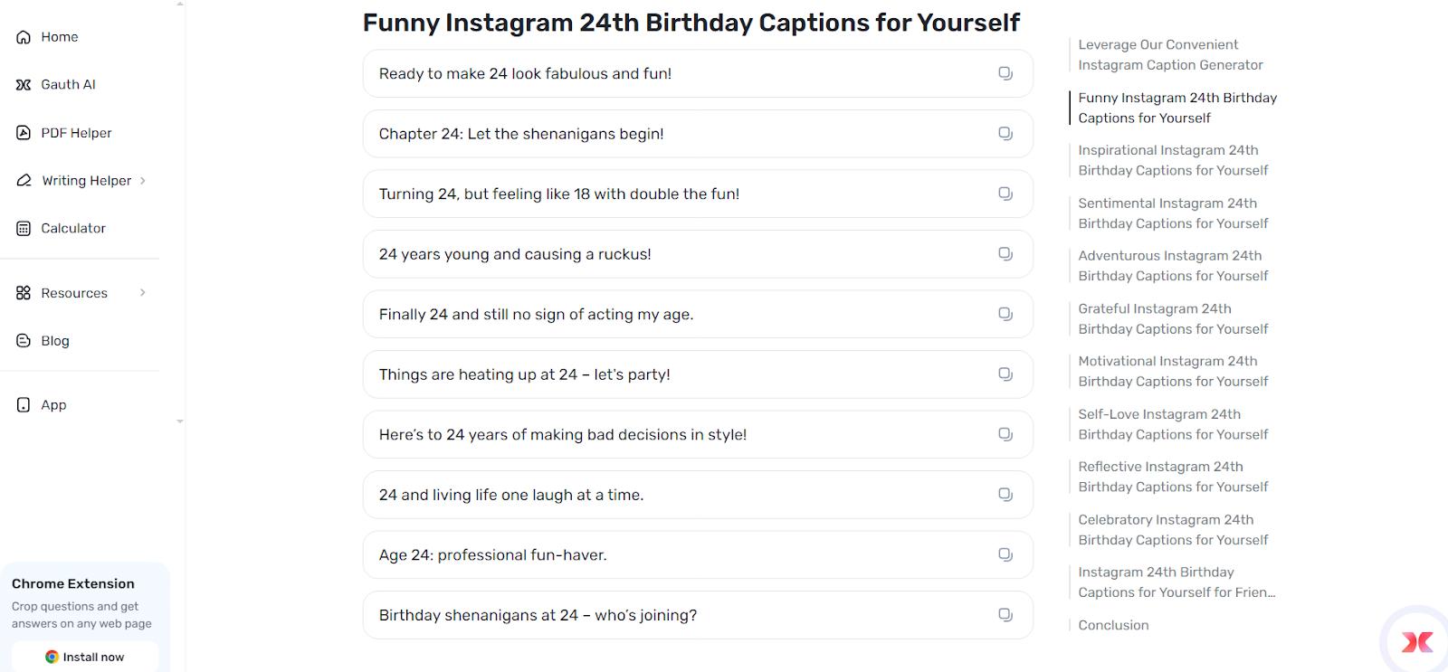 Creative 24th Birthday Instagram Captions to Make Your Special Day Shine